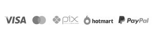 Meios de pagamento aceitos